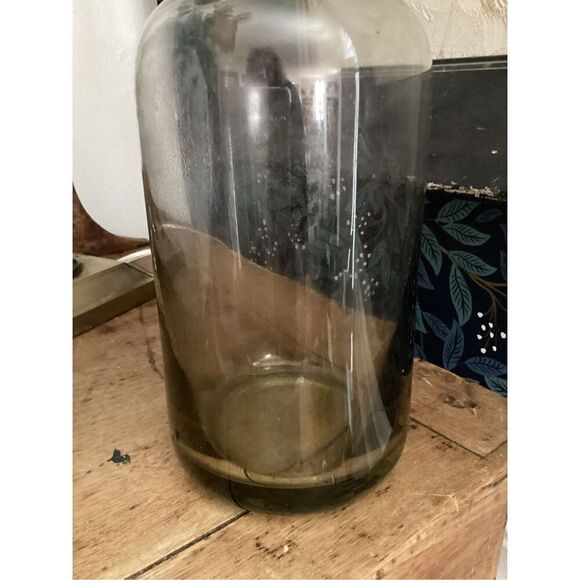 Retro Green Glass Seltzer Soda Bottle Soarking Beverage - Picture 3 of 7